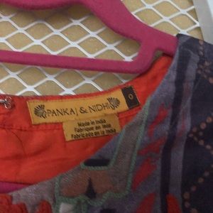 Anthropologie Pankaj and Nidhi Dress, size 0